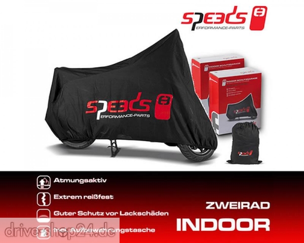 Speeds ABDECKPLANE Indoor Zweirad-Garage Schutz-Plane fr Motorrad Roller Gre M-XXL