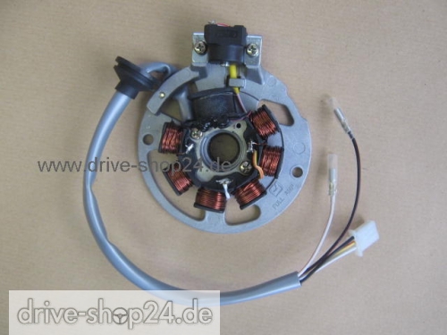 5 Kabel] LICHTMASCHINE Stator Lichtmaschiene fr diverse 50er GENERIC 2T Roller