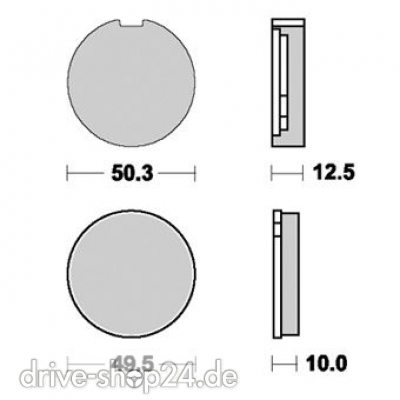 MCB016 Lucas-TRW Scheiben-Bremsbelag