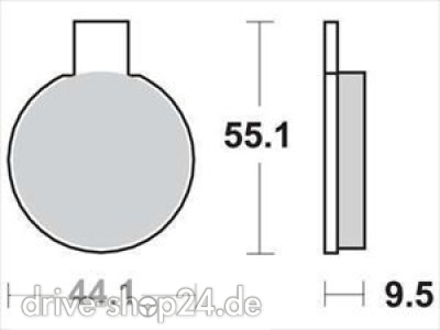 MCB018 Lucas-TRW Scheiben-Bremsbelag