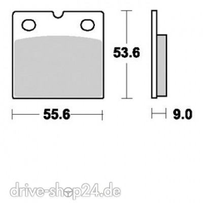 MCB019 Lucas-TRW Scheiben-Bremsbelag