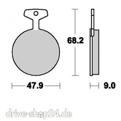 MCB044 Lucas-TRW Scheiben-Bremsbelag