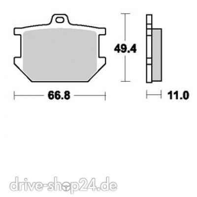 MCB068 Lucas-TRW Scheiben-Bremsbelag